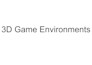design low poly 3d game environments for unity or unreal